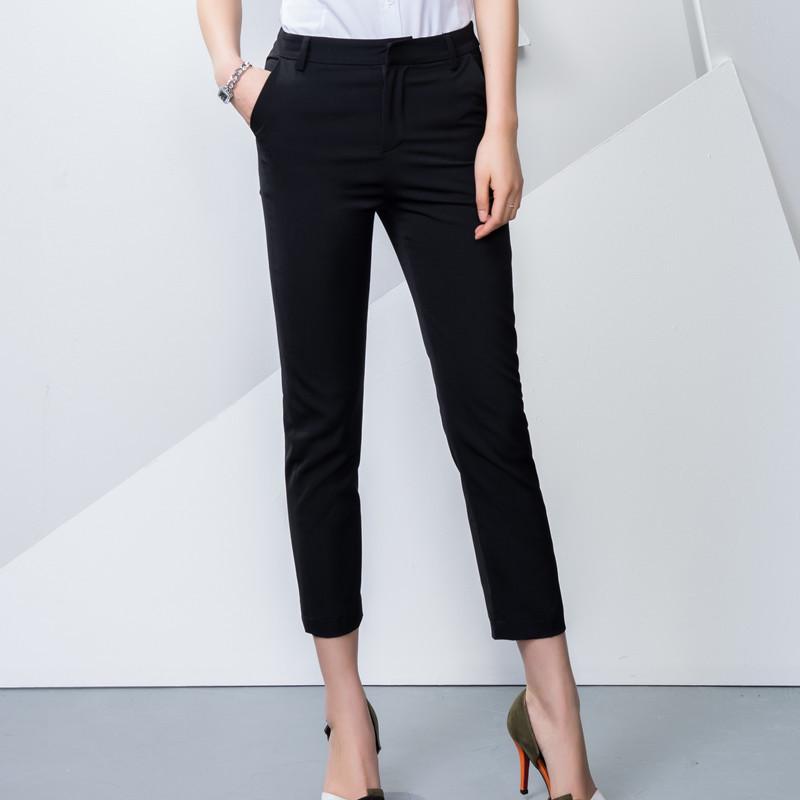 Dámské zeštíhlující všestranné OL kalhoty pro jaro a léto - Neformální devítibodové kalhoty