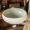 Solid Color Ceramic Bowl Tableware Set Combination Household Vegetable Plate Rice Bowl Round Large Bowl Fruit Bowl Salad Bowl