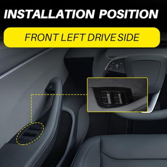 For 2017- Tesla Model 3 M3 Left Door Master Power Window Switch Replacement