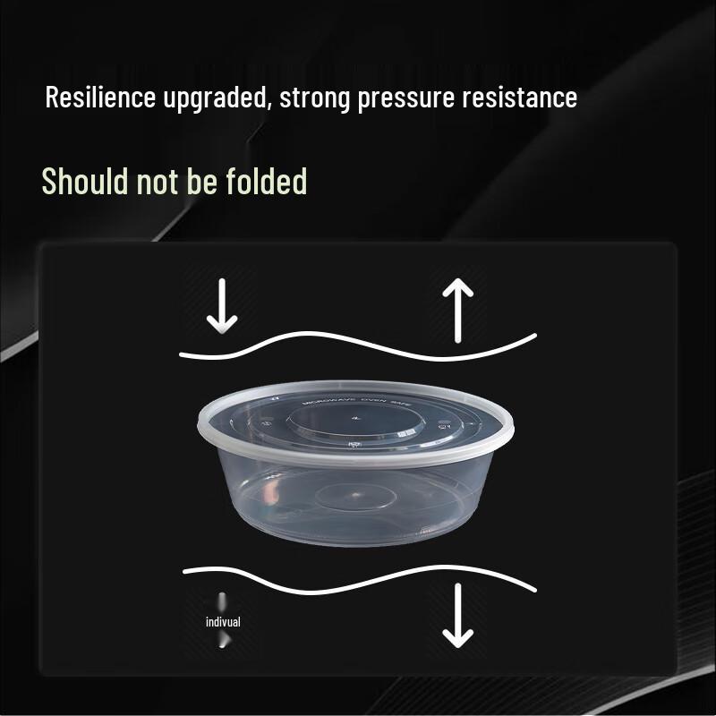 Disposable Round Takeout Food Container