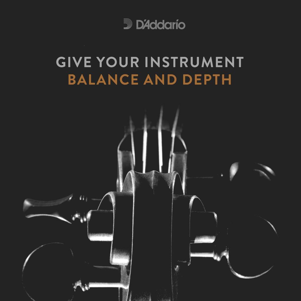 Kaplan Amo für mittlere D'Addario E-Saite Violine, KA311, 4/4M Spannung.