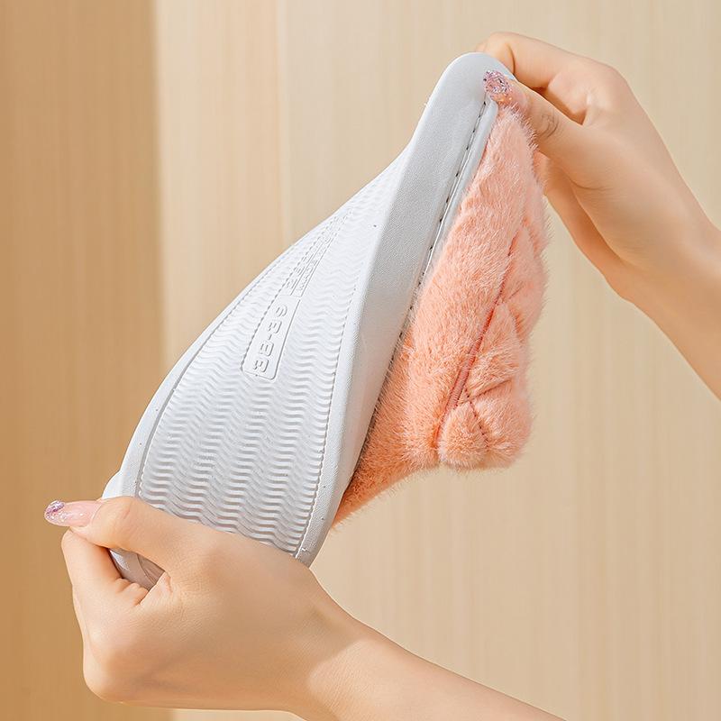 Pineapple Cotton Slippers Cartoon Indoor Shoes Autumn and Winter Home Warm Bed and Breakfast Couple Cotton Slippers