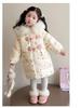2025 Winter Girls' Long Down Jacket - Thick, Fashionable, and Stylish for Toddlers and Girls