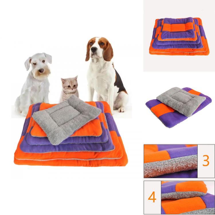 Pet Bedding Mat With Pp Cotton And Flannel For Dogs And Cats Winter Comfort