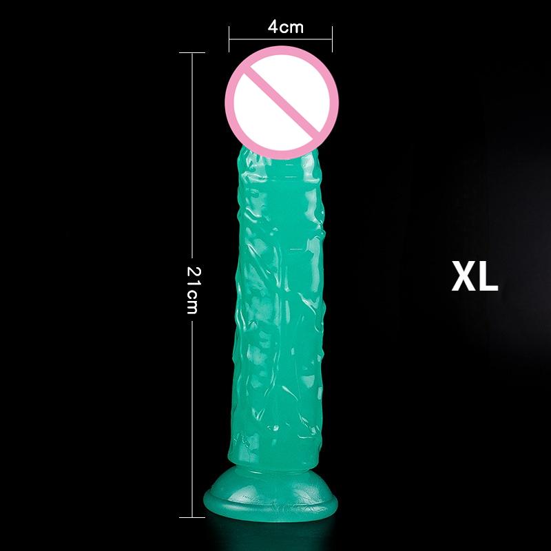 Luminous Simulation Dildo Realistic Penis For Women with Suction Cup XL Thick Couple Erotic Sex Anal Adult Toys for Men Toy