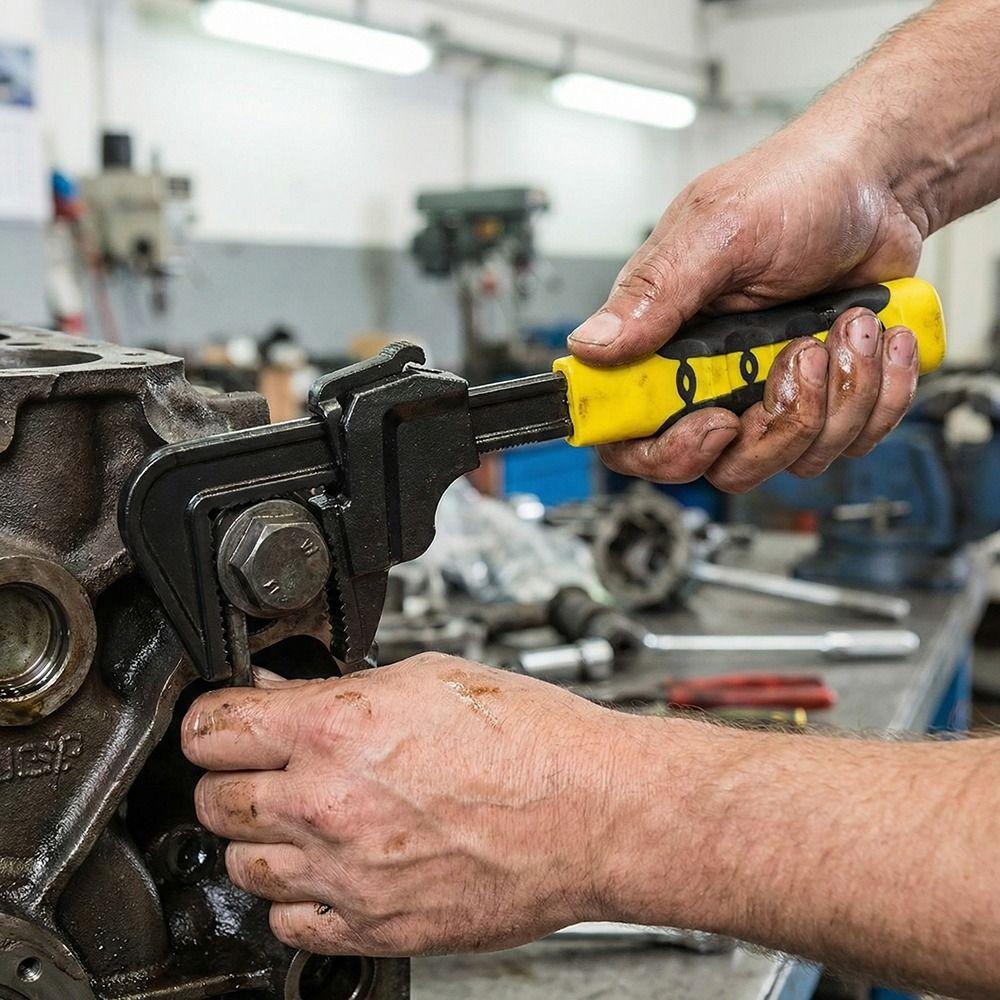 Large Opening Multi-function Spanner Non-slip Design F Type Wrench  Professional Use