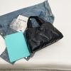 New Women Handheld Underarm Bag Minimalist Glossy Down-Filled Tote Bag Large Capacity Oxford Shoulder Bag
