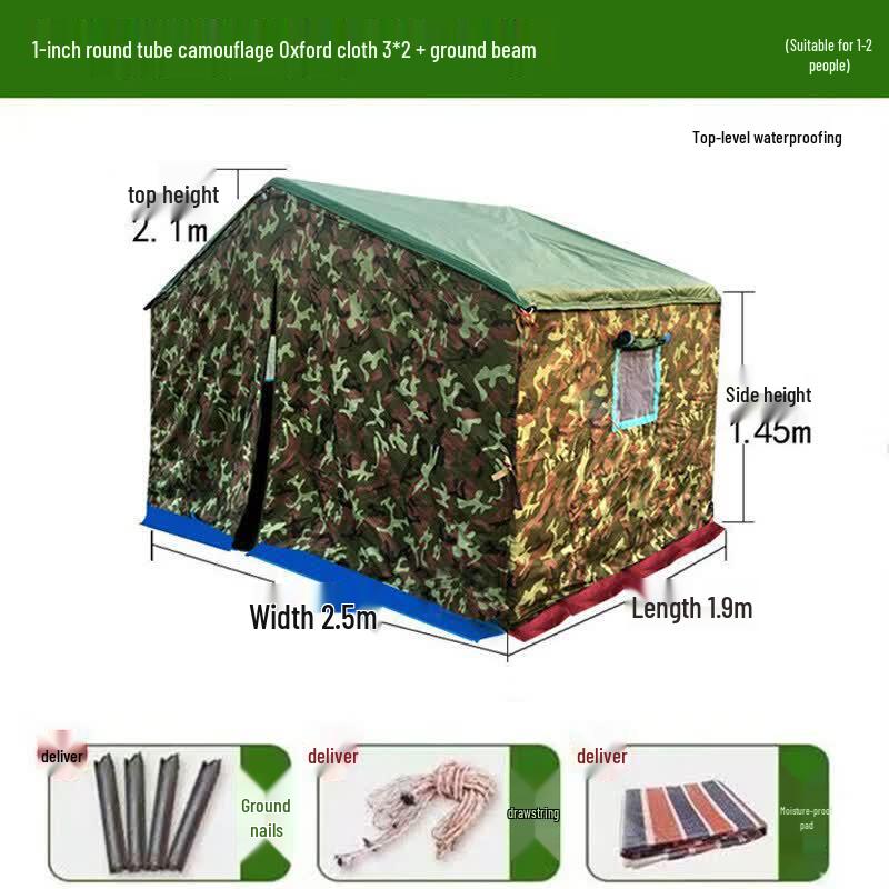 JINGGENG Heavy-Duty Outdoor Waterproof Tent