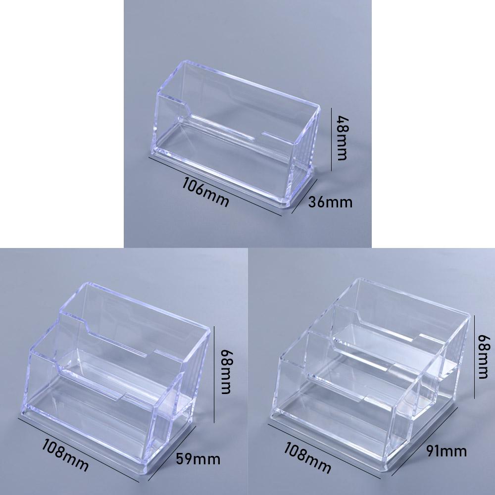 Table Organizer Cards Display Stand Name Card Rack Business Card Container Card Display Shelf