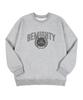 BEMIGHTY Classic Soft Logo Brushed Oversized Sweatshirt [Melan Grey]