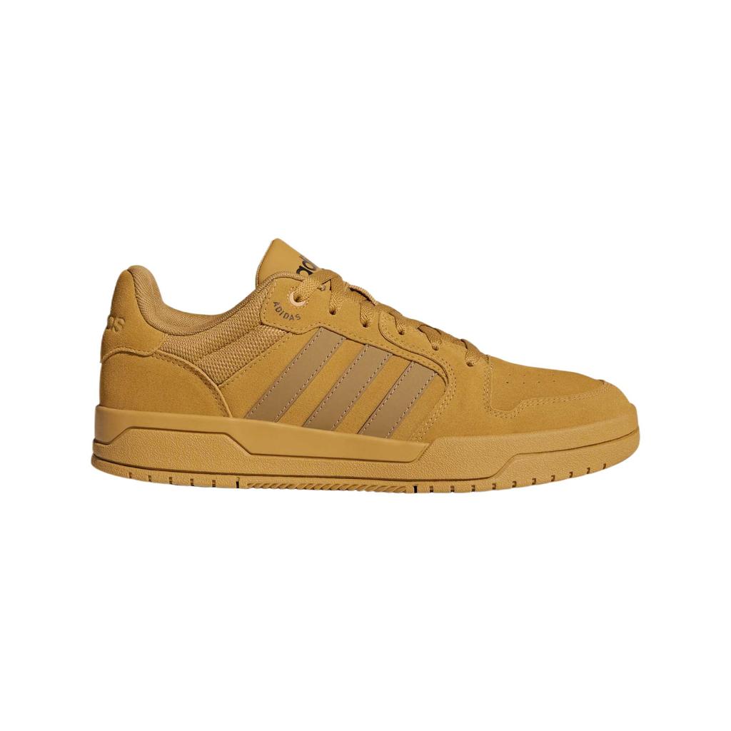 Adidas ENTRAP Synthetic Leather, Split Cow Leather, Leather Low top Skateboard Shoes Unisex KJ6984