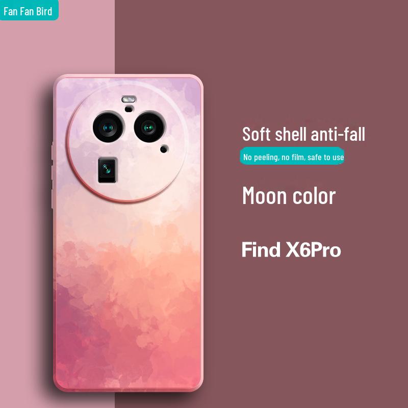 Liquid Silicone Anti-fall Case for OPPO Find X6 Pro - Compatible with Find X5/X3/X3 Pro X2