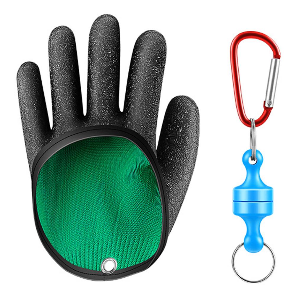 Fishing Gloves Anti-slip Fisherman Professional Catch Fish Gloves Puncture Resistant Fishing Catching Gloves Fishing Accessories