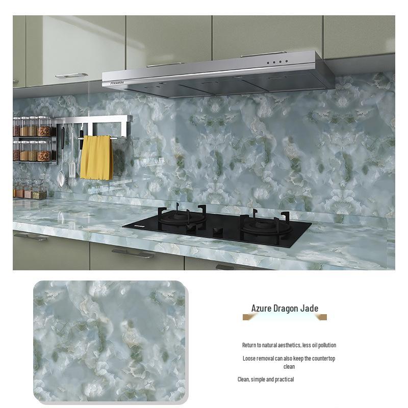 Selbstklebende Wasserdichte Verdickte Fliesenwand- und Arbeitsplattenaufkleber für Küchen- und Haushaltsdekoration