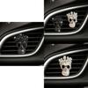 Retro Metal Skull Car Air Vent Perfume With Water Drill Skull Car Perfume