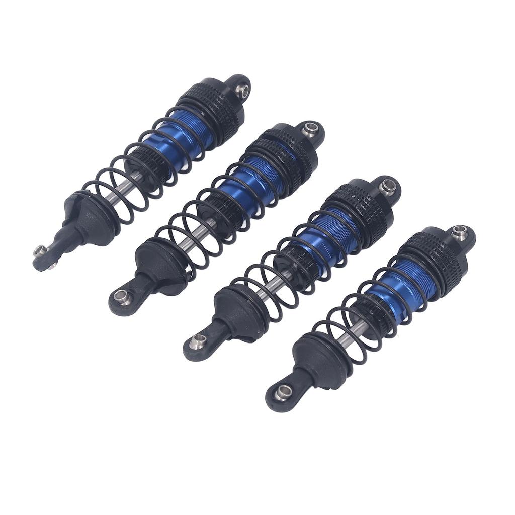 4Pcs RC Car Shock Absorber Aluminum Alloy Stable High Elasticity Front Rear Shock Damper for LC