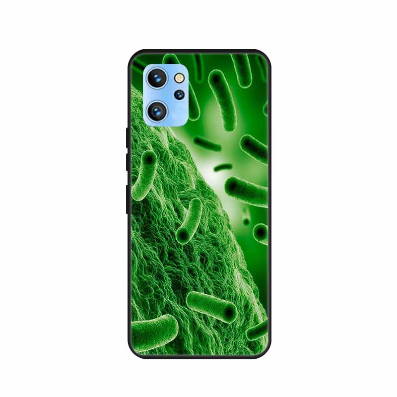 Etui do telefonu Umidigi A13 Pro 2022 Kwiaty Czarny Silikonowy Tylny Pokrowiec Miękki Pokrowiec TPU Do Umidigi A13S Etui A 13 S Coque Funda Torba