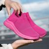 Women's Breathable Knit Slip On Casual Sneakers Lightweight Comfortable Walking Shoes
