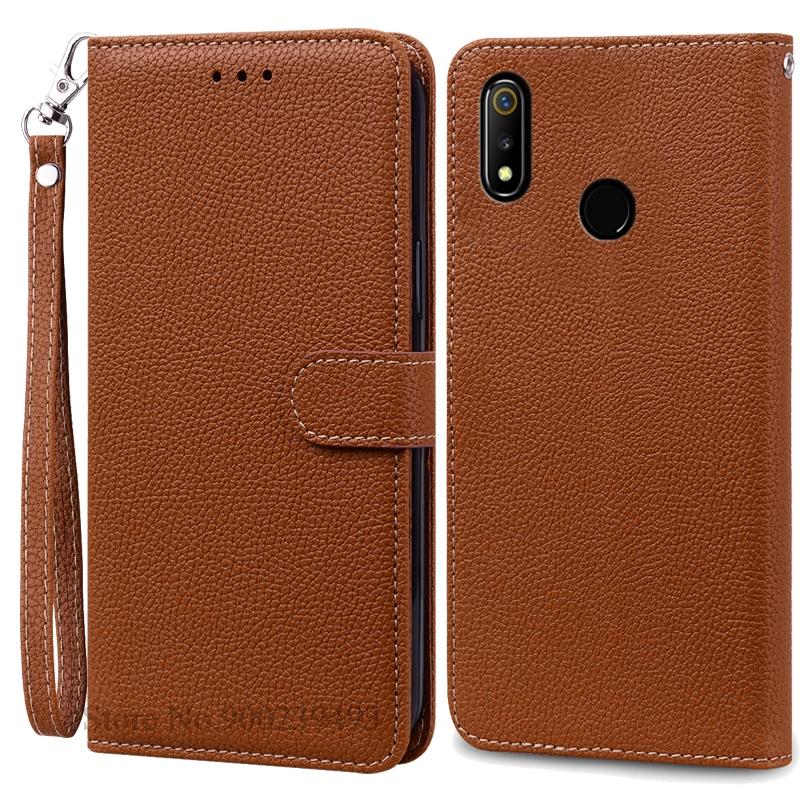 For Realme 3 Case Soft Pu Leather Flip Wallet Case For Realme 3 Pro Case Phone Cover For Realme 3 Pro Coque Fundas Bumper