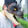 Maschera facciale a bocca di dinosauro per Halloween e Natale. Maschera animale carina dinosauro - Tirannosauro rex.