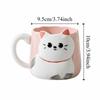 Cartoon Ceramic Mug 3D Embossed Milk Mug Creative Coffee Cup  Kitchen Use