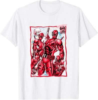 Maglietta retrò Marvel Comics Deadpool Corps