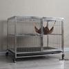 Stainless Steel Multi-Layer Indoor Cat Cage and Villa