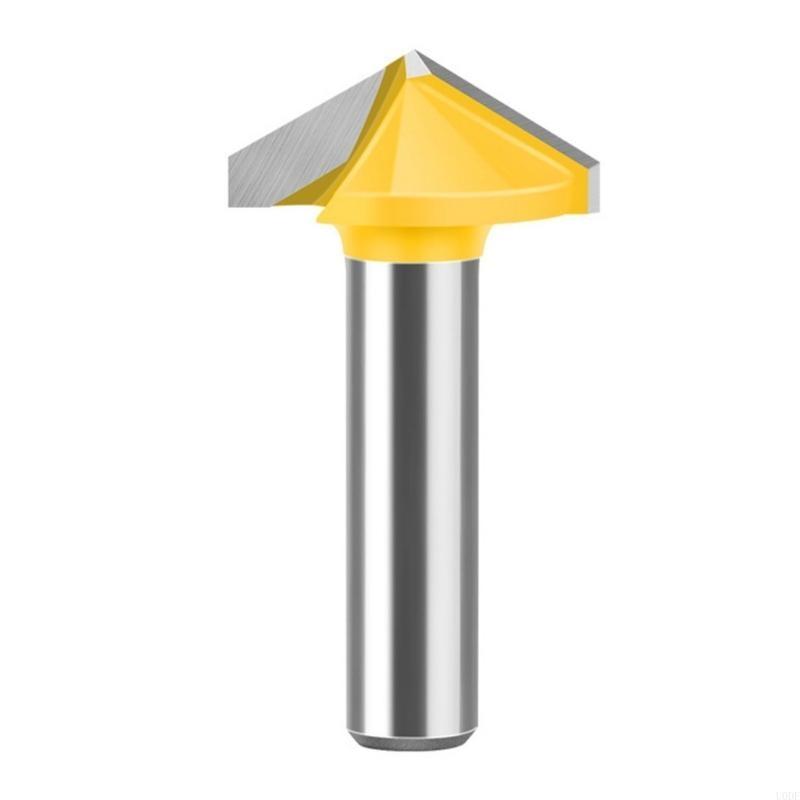 Efficient 8mm Shank V Flute Router Bit End Mill With 60 To 150 Degree Options for Profession Woodworking Project