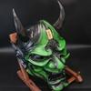 Prajna Maszk Halloween Cosplay Szellem Jelmez Szamuráj Oni Maszk Karnevál Party Rémület Ördög Prajna Maszk Gyanta Kellék Születésnapi Ajándék