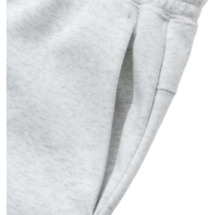 New Era SS22 Minimalist Fleece Loose Mid-Rise Shorts Unisex shorts Gray White 13086464
