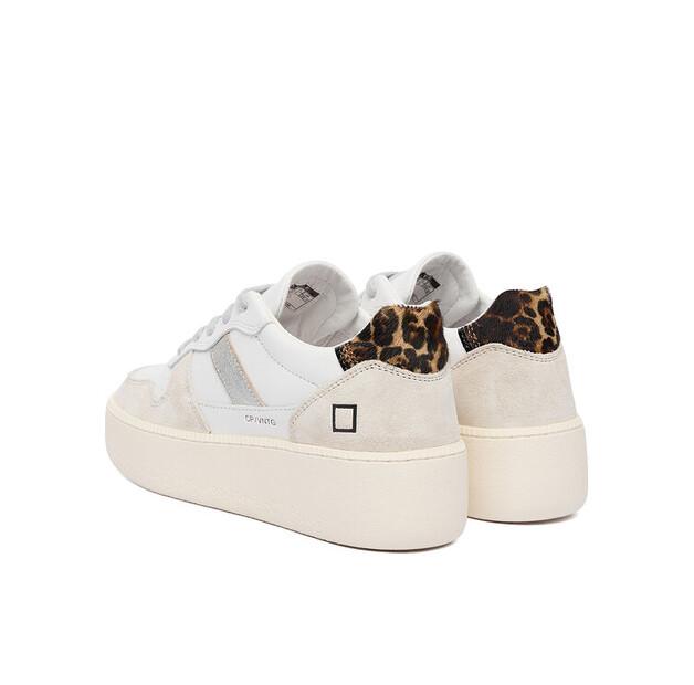 DATE Sneakers. Court Platform V. Calf