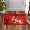 Home Decor Santa Claus Living Room Carpet Outdoor Carpet Xmas Doormat Floor Mat Christmas Mat