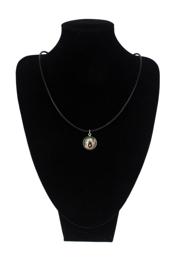 Briard, Berger de Brie - necklace pendant with your photo, handmade, handcrafted jewelry by Art-Dog brand