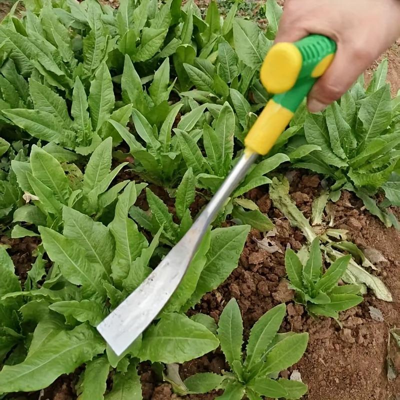 Heavy-Duty Stainless Steel Garden Shovel with Ergonomic Handle & Sharp Edges - Multi-Functional Tool for Planting, Digging, Loosening Soil