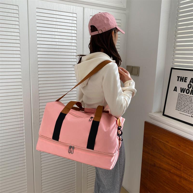 Sports Yoga Fitness Bag Short Trip Bag Couple Portable Large Capacity Outdoor Luggage Bag