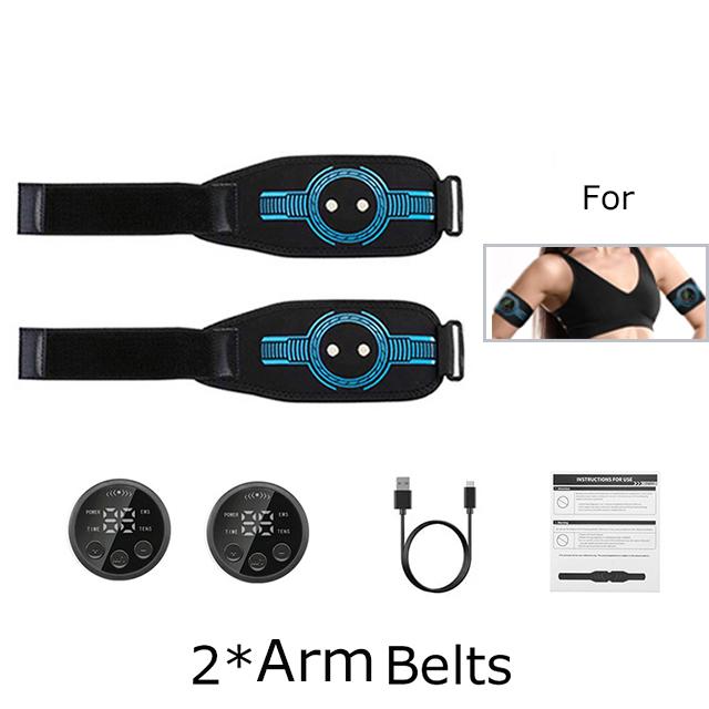 EMS Muscle Stimulation Belt Electric ABS Stimulator Trainer EMS Abdominal Exerciser Toning Belts Arm Leg Back Fitness Massager