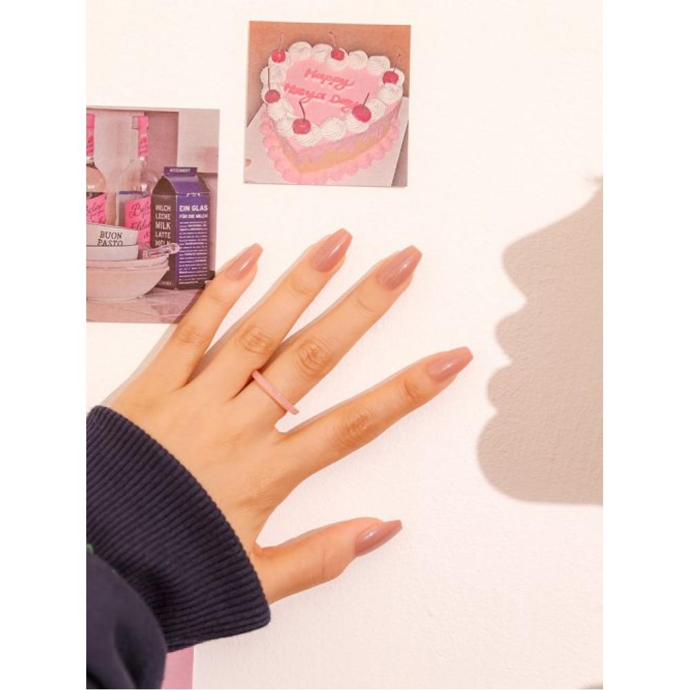 Muzmak Reusable Nail Tip Faded Brown  Coffin none