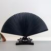 Mini Retro Bamboo Folding Fan - Chinese National Style Qipao Design