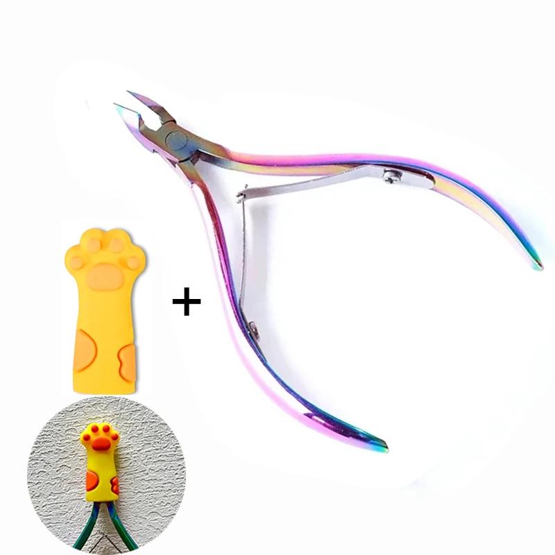 Professioneller Nagelhautschneider Nagelknipser Schere Schieber Nagelhautentferner Maniküre Pediküre Zange Nagel Nagelhaut Nachwachsen Werkzeug