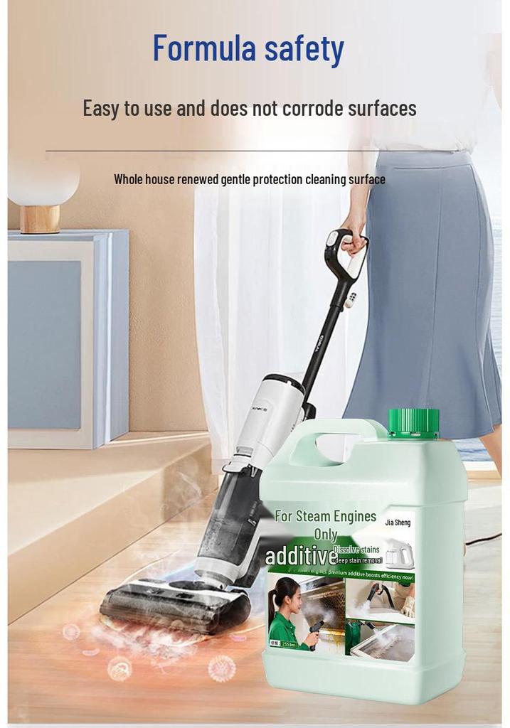 Multi-Purpose Steam Cleaner Additive - Stain Remover for Mattress, Kitchen, Living Room, and Floor