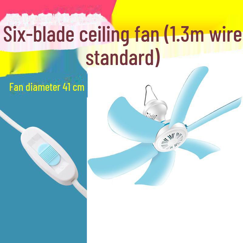 

Компактний стельовий вентилятор гуртожитку з дистанційним керуванням - тихий, потужний вітерець із москітною сіткою