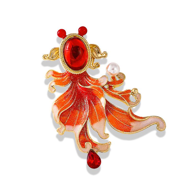 

Женская брошь в стиле ретро 2025: Маленькая булавка-корсаж для аксессуаров для одежды