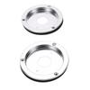 Watermelon Lights Bunk Adapter Stainless Steel Round Marker Light Bezel Cover for Trucks Trailers