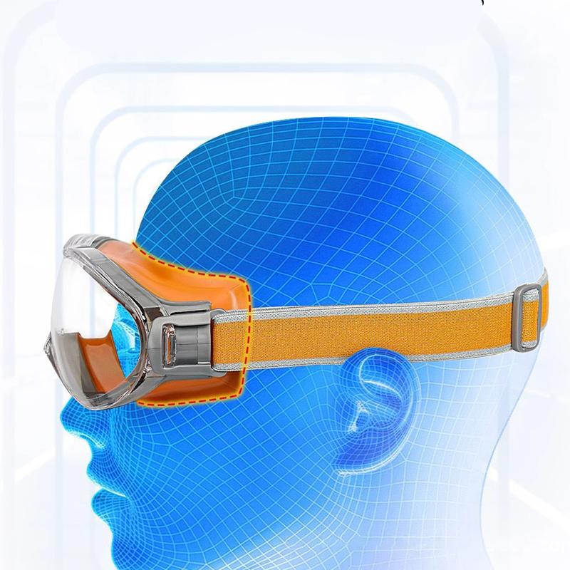 Herren Damen Mode Schutzbrille Stoßfest Klare Gläser Überbrille