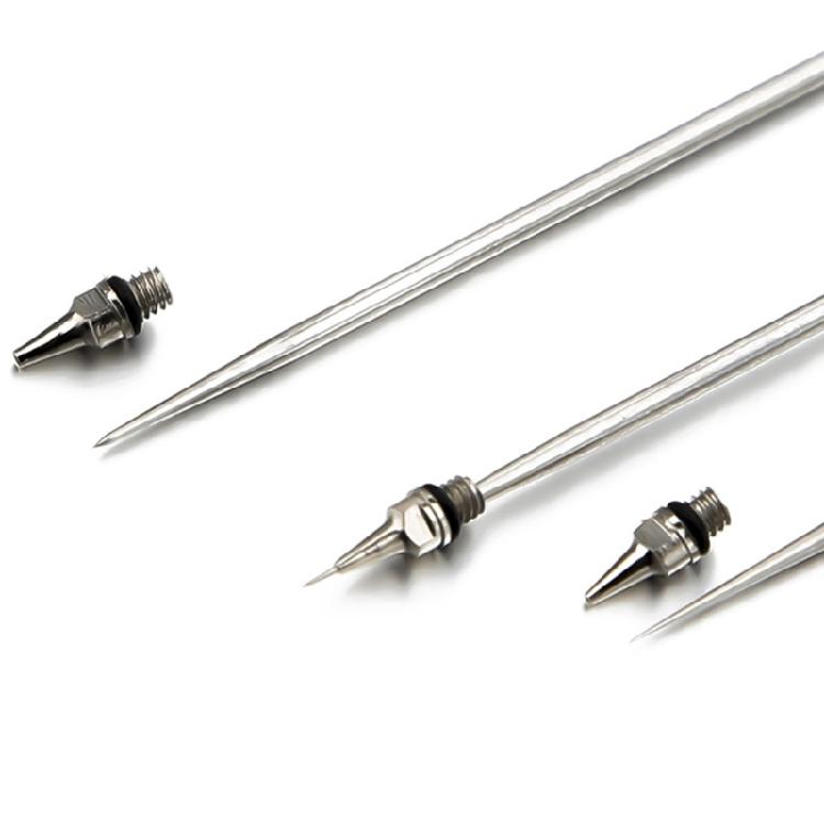 21Pcs Airbrush Tool Kit With Durability Nozzle Caps Replacement Needle Brushes Wrench for 130Series Sprayings Guns Parts