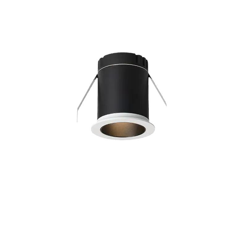 Mini Anti-Glare LED Cylinder Spotlight, 3cm Recessed Opening, 3W/5W, 40mm for Jewelry Display