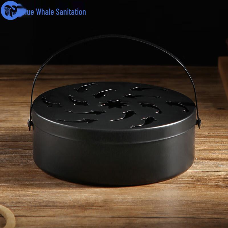 Iron Art Mosquito Coil Holder with Lid