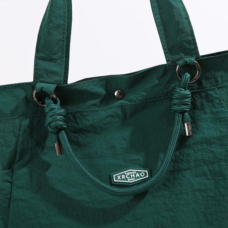 Tote Bag Women's Large Capacity Lightweight Handbag Nylon Shoulder Bag