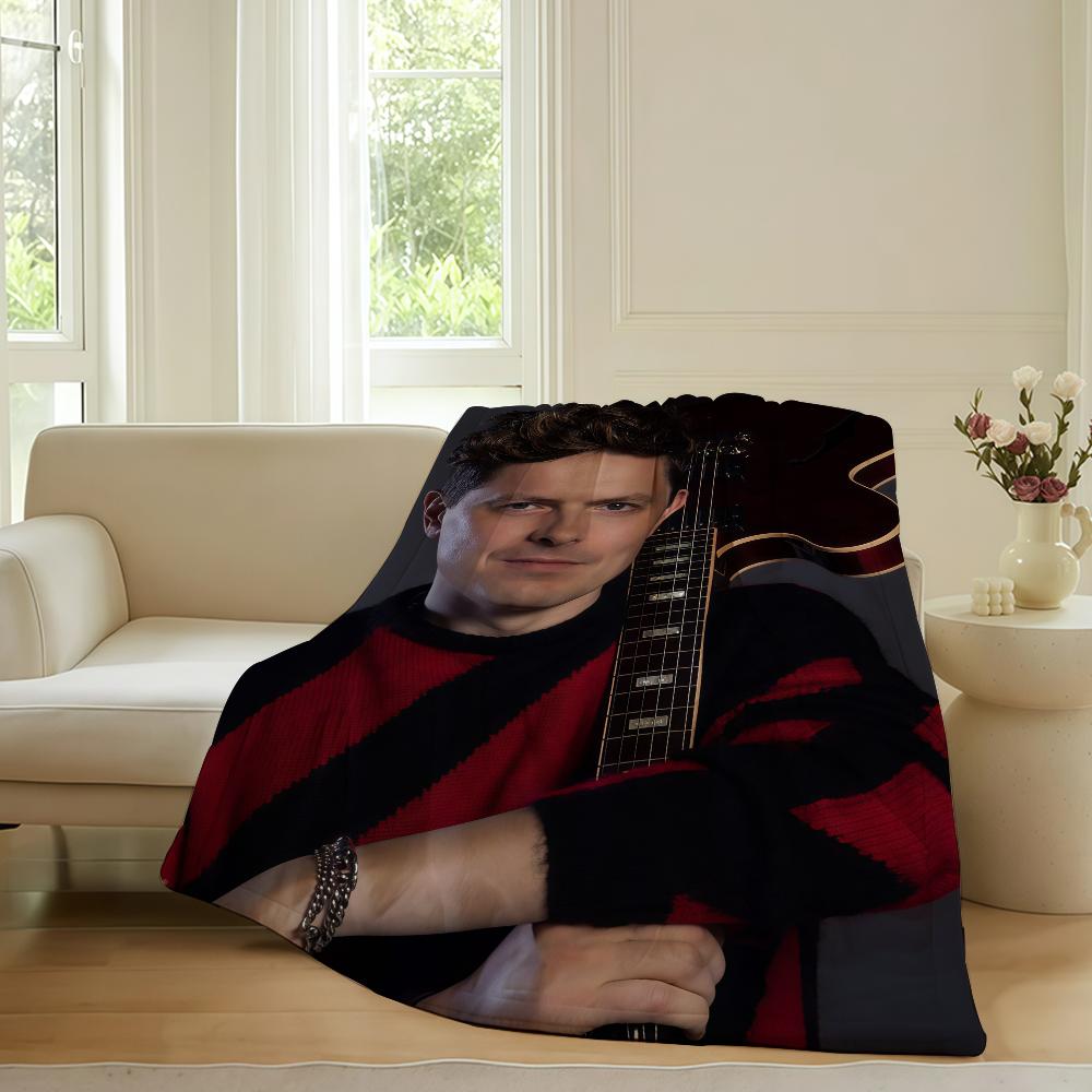 

American singer Michael Patrick Kelly Blanket For Sofa Office Bed Plane Travel Sleep Read Relax Camping Soft And Warm 80x60in