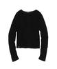 SEOUL APPAREL Soft Stitch Slim Long Sleeve (Black)